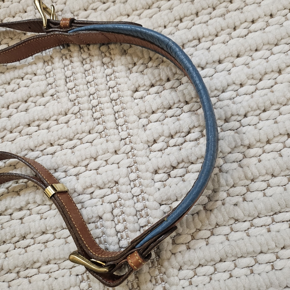 Vintage Dooney & Bourke Large Horshoe Blue - Picture 8 of 15